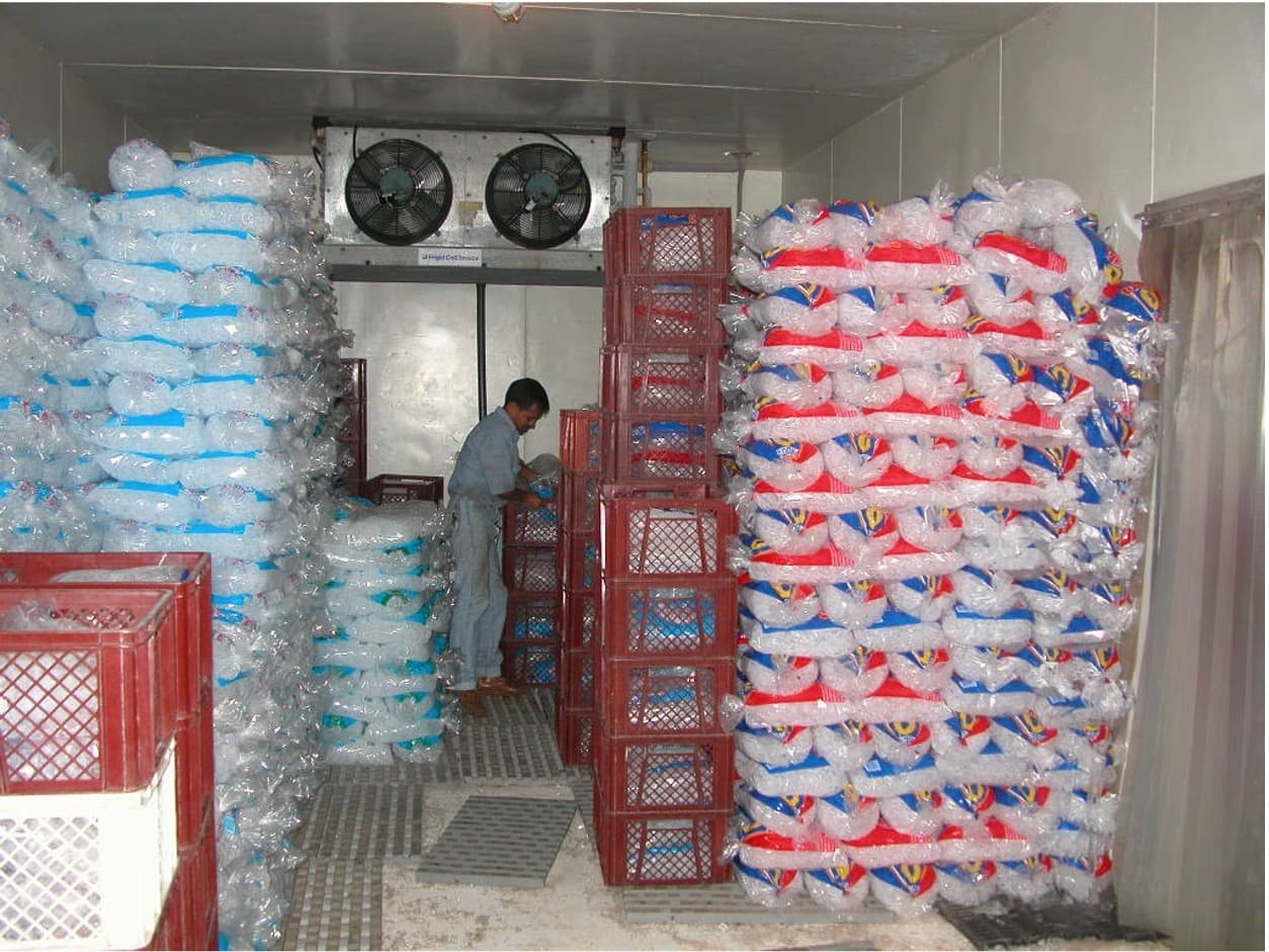 Cuarto Frío de Hielo Empacado