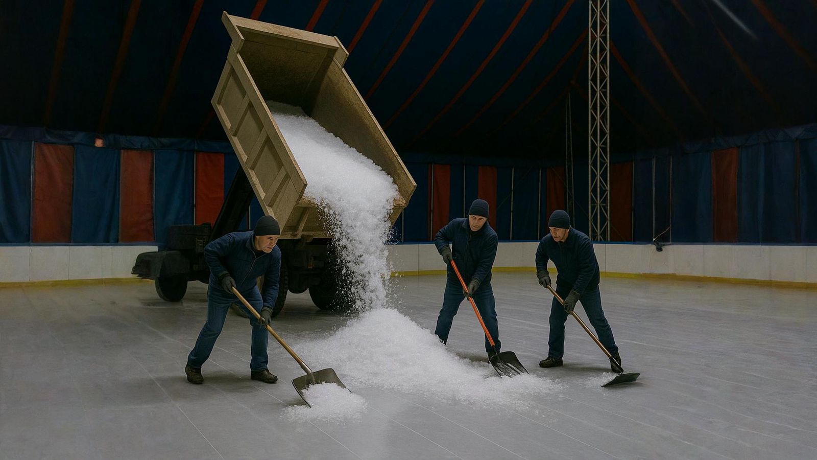 Pistas de hielo móviles